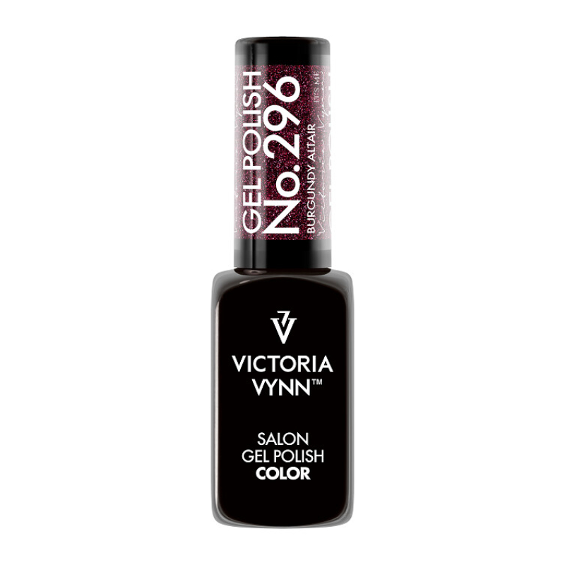 salon gel polish No.296 Burgundy Altair (HEMA FREE, TPO FREE, DI-HEMA FREE)